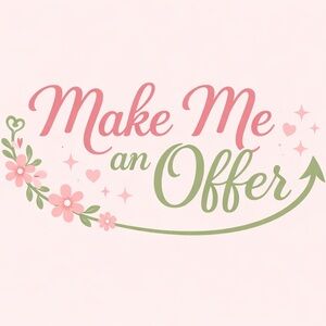 Glittery Pink and Green Party Sign